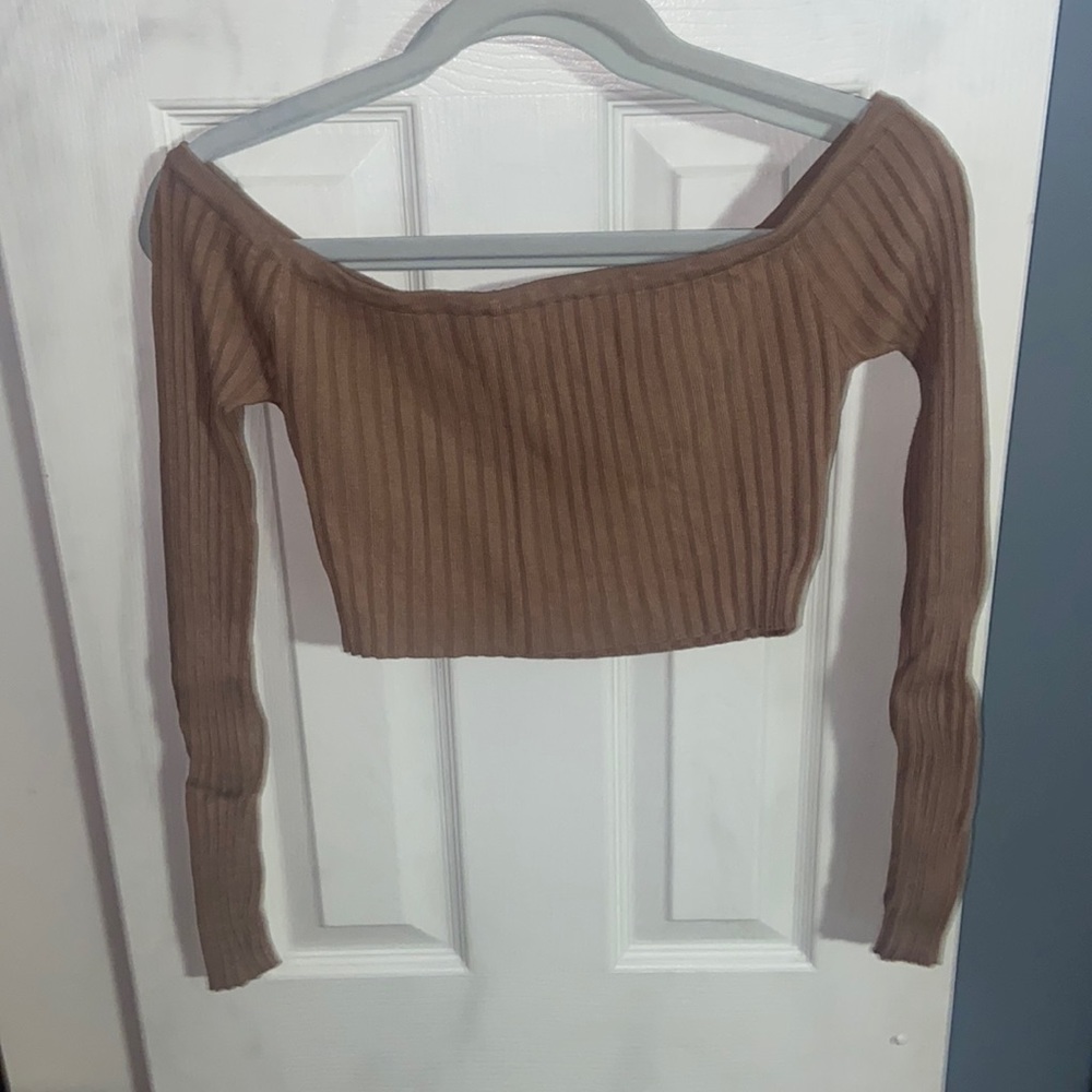 Sweater crop top!
